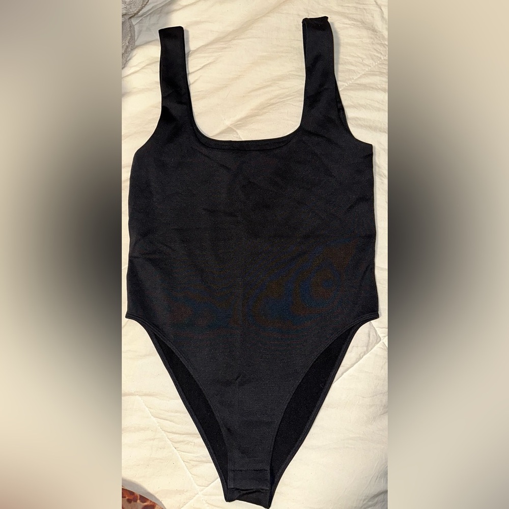 A New Day Black Sleeveless Bodysuit Size S